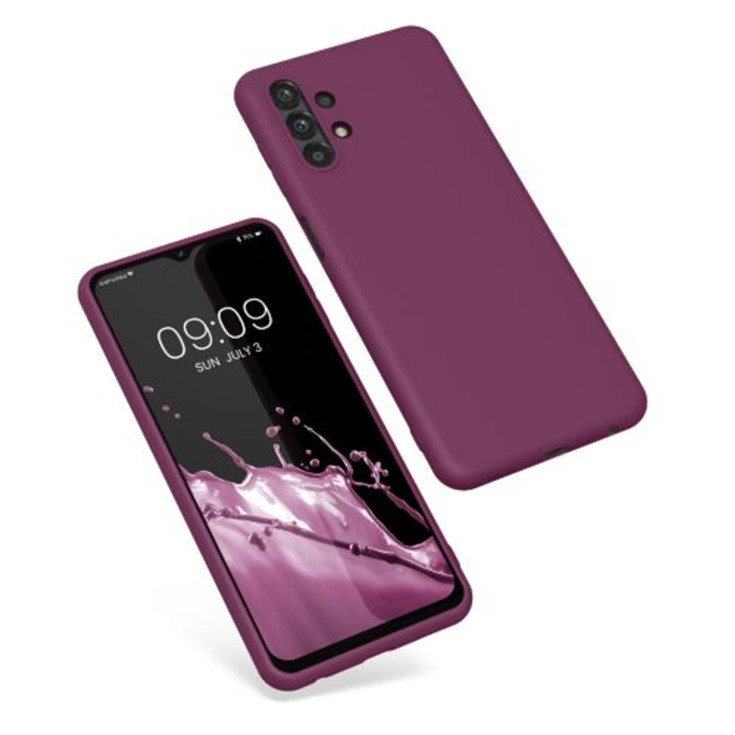 Husa Kwmobile pentru Samsung Galaxy A13, Silicon, Violet, 57805.187 fotografia produsului