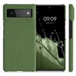 Husa Kwmobile pentru Google Pixel 6, Textil, Verde, 57795.07 fotografia produsului