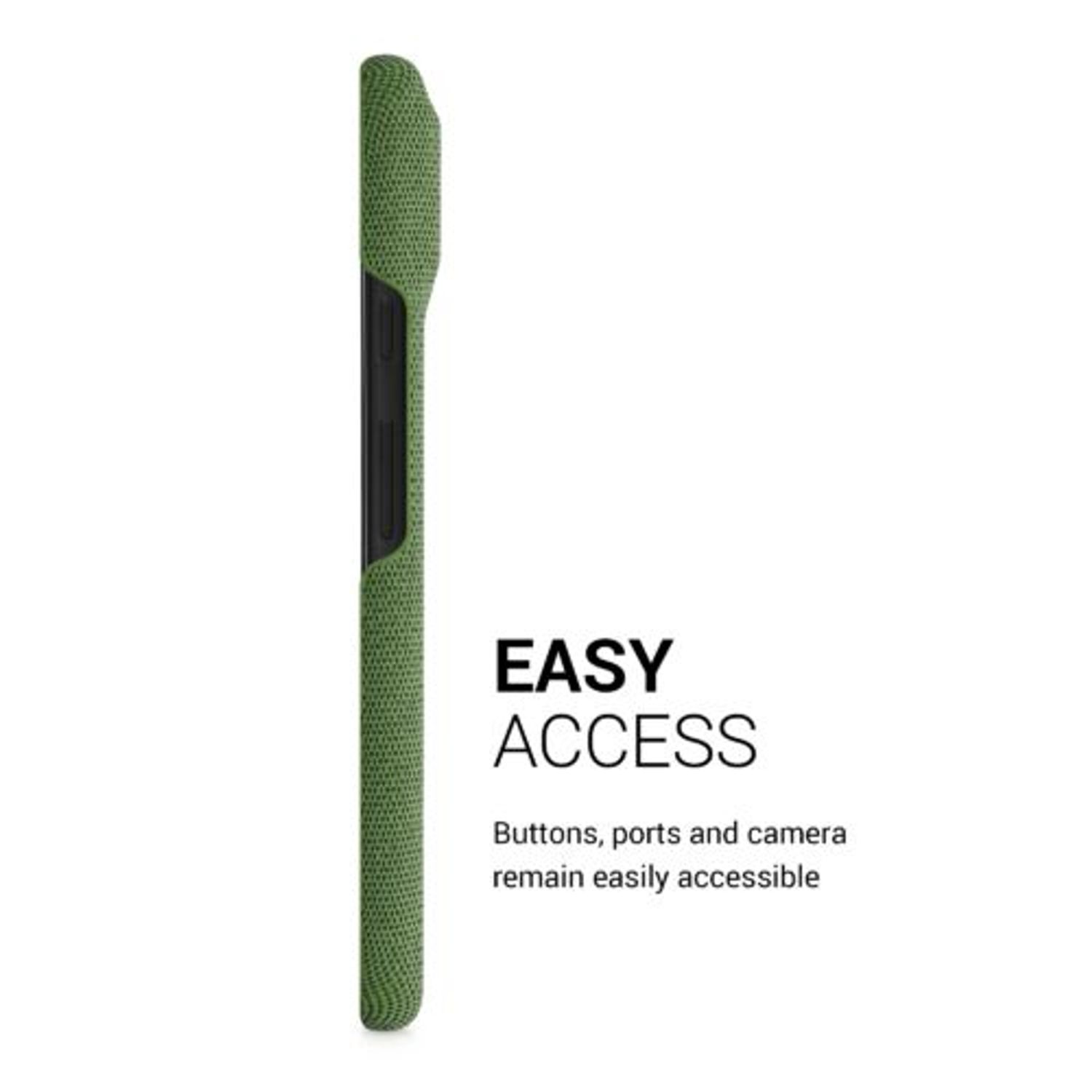 Husa Kwmobile pentru Google Pixel 6, Textil, Verde, 57795.07 fotografia produsului View 6 L