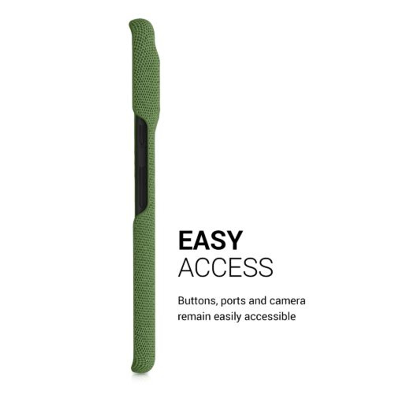 Husa Kwmobile pentru Google Pixel 6 Pro, Textil, Verde, 57796.07 fotografia produsului View 4 L