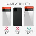 Husa Kwmobile pentru Google Pixel 6 Pro, Textil, Verde, 57796.07 fotografia produsului View 5 S