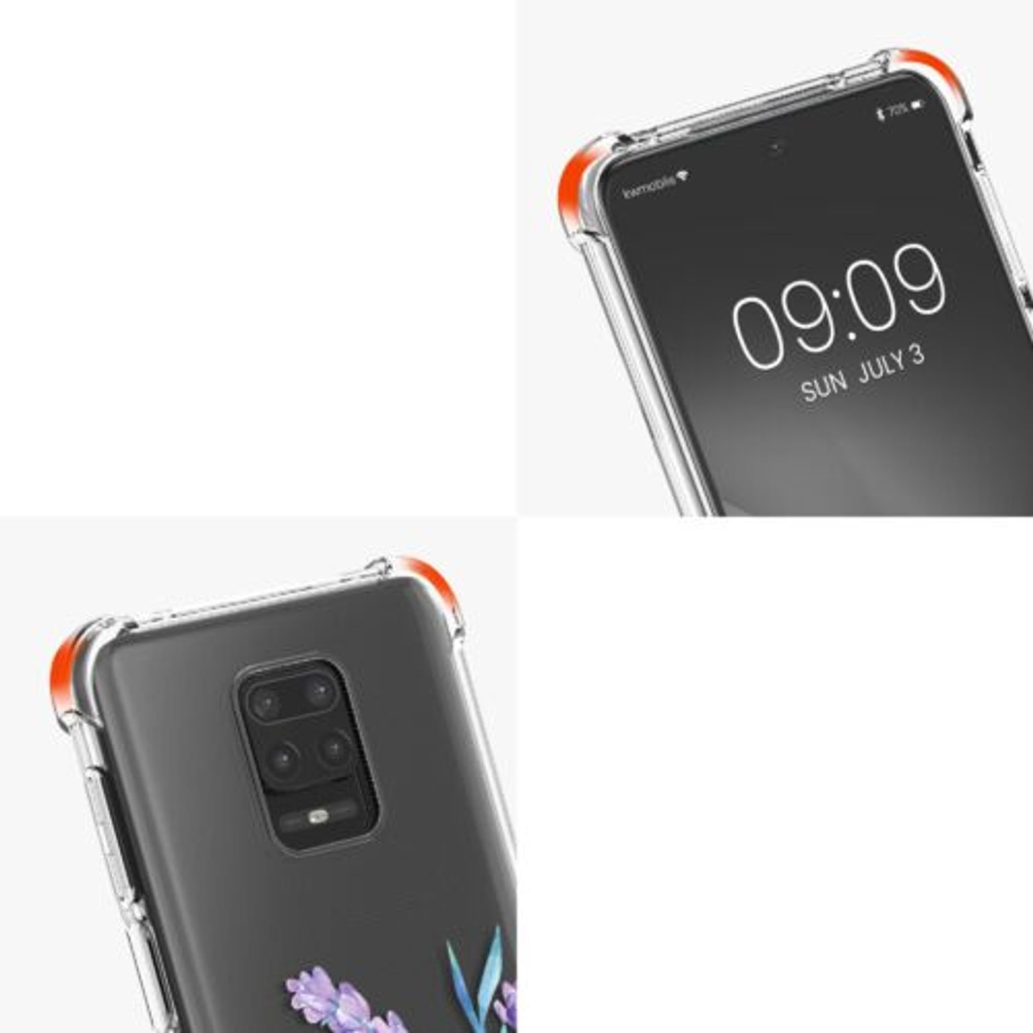 Husa Kwmobile pentru Xiaomi Redmi Note 9S/Redmi Note 9 Pro/Redmi Note 9 Pro Max, Silicon, Multicolor, 53148.09 fotografia produsului View 8 L