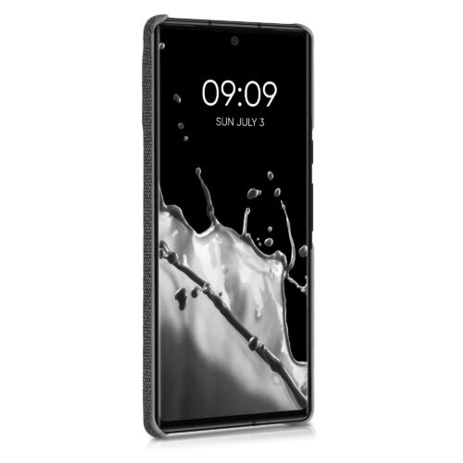 Husa Kwmobile pentru Google Pixel 6 Pro, Textil, Gri, 57796.22 fotografia produsului View 4 L