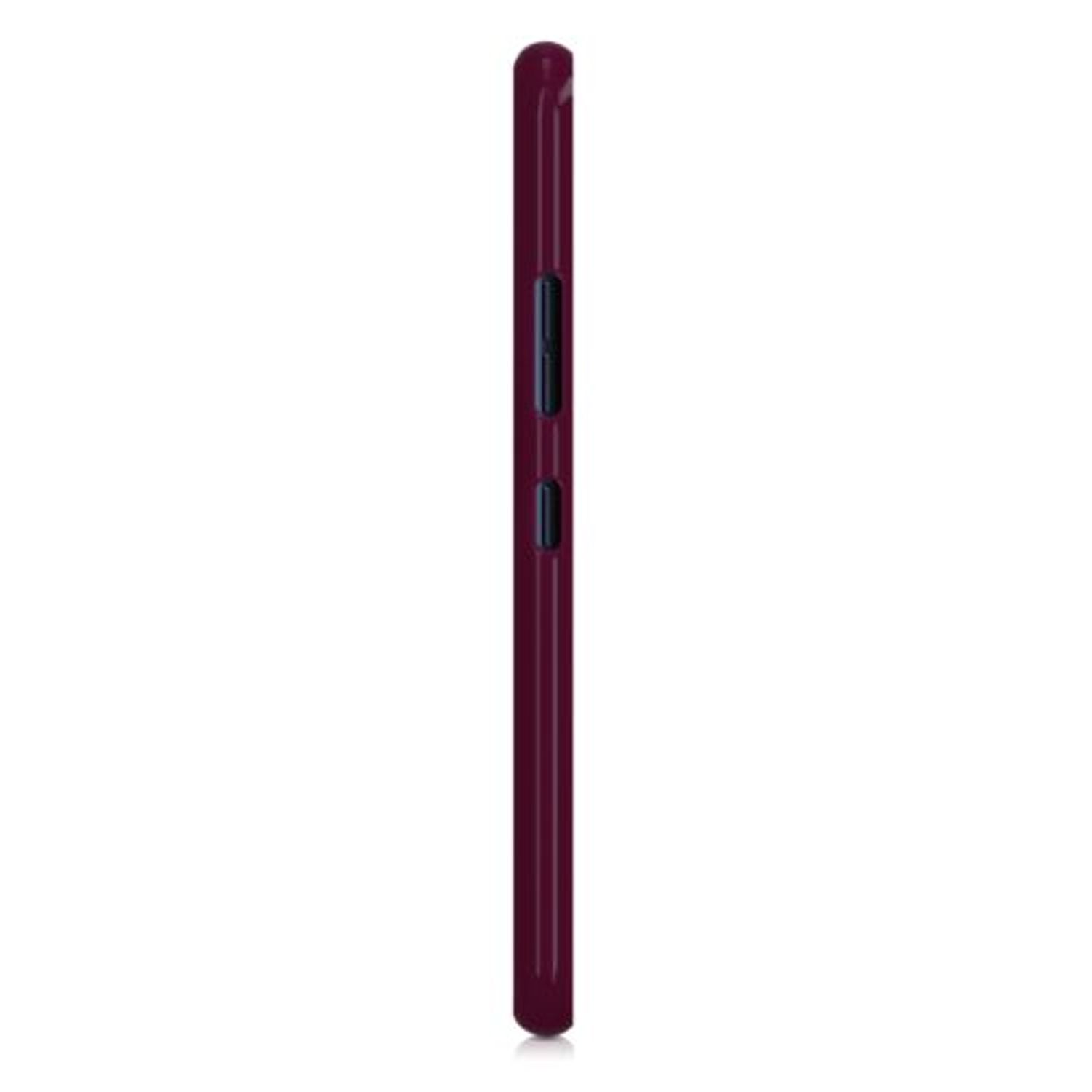 Husa pentru LG G8s ThinQ, Silicon, Violet, 50831.187 fotografia produsului View 5 L