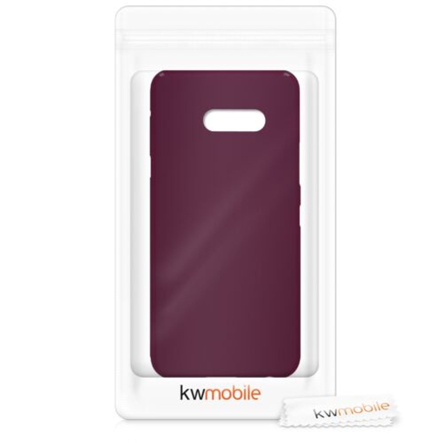 Husa pentru LG G8s ThinQ, Silicon, Violet, 50831.187 fotografia produsului View 7 L