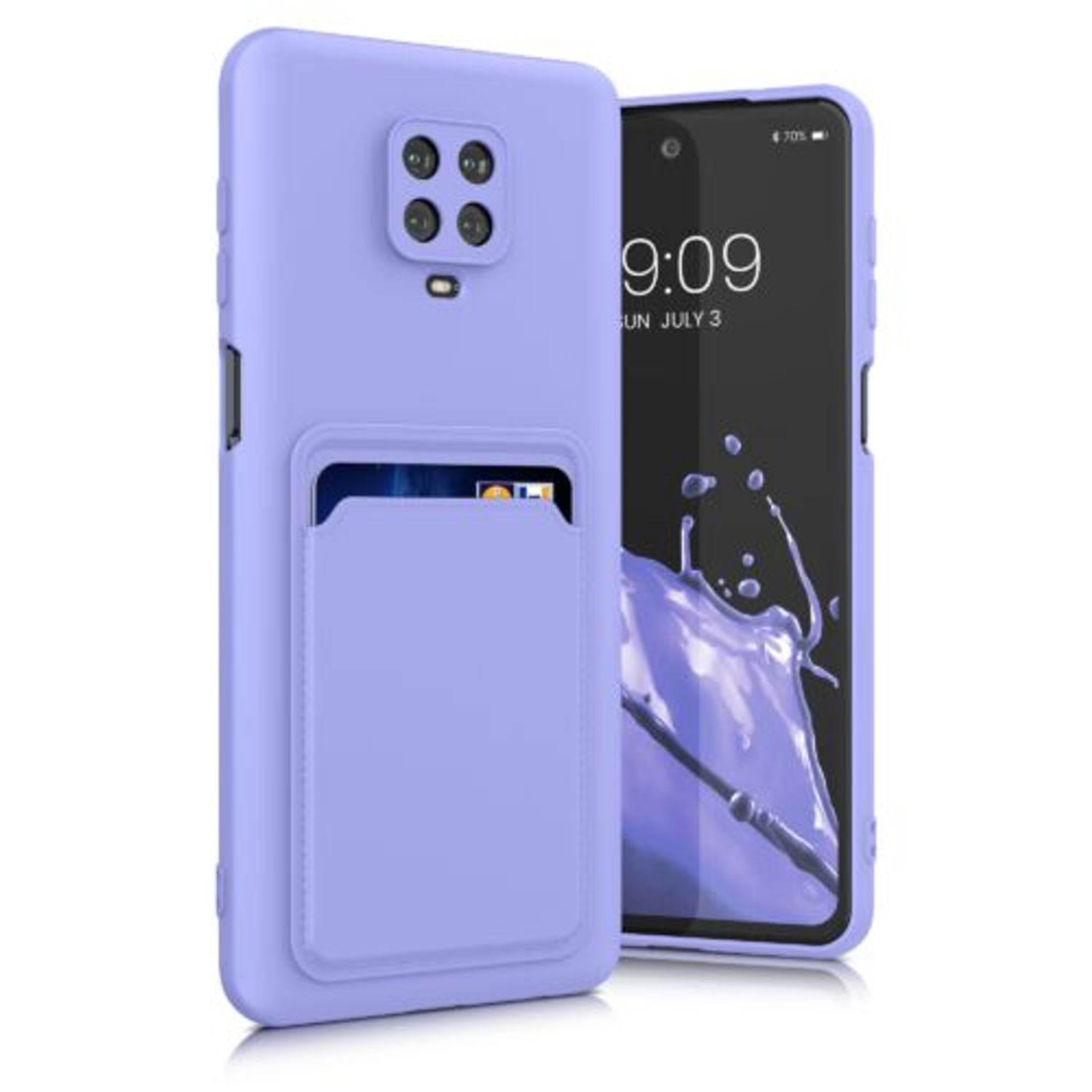 Husa Kwmobile pentru Xiaomi Redmi Note 9S/Redmi Note 9 Pro/Redmi Note 9 Pro Max, Silicon, Albastru, 56948.108 fotografia produsului
