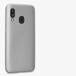 Husa Kwmobile pentru Samsung Galaxy A40, Silicon, Gri, 48546.67 fotografia produsului View 7 S