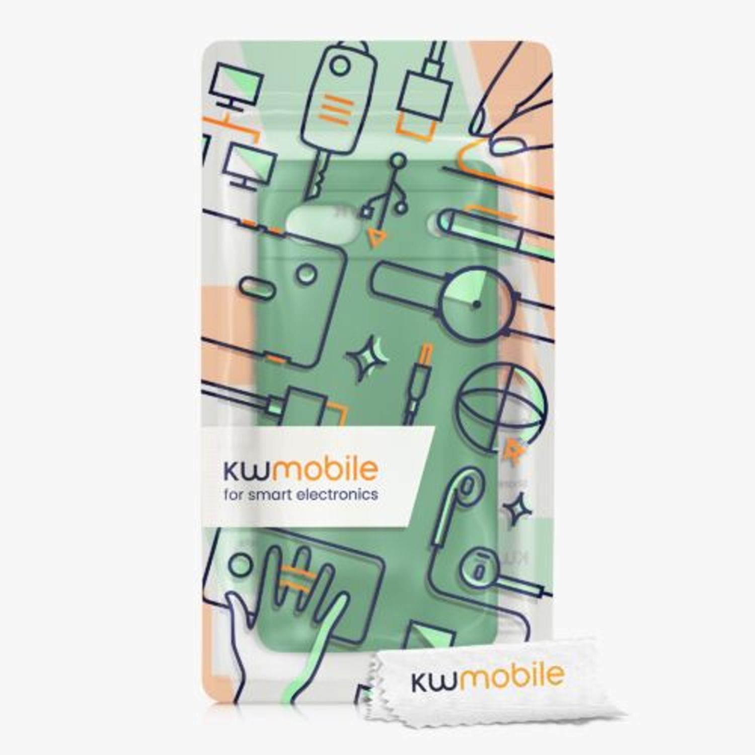 Husa Kwmobile pentru Google Pixel 6a, Silicon, Verde, 57815.227 fotografia produsului View 6 L