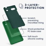 Husa Kwmobile pentru Google Pixel 6a, Silicon, Verde, 57815.227 fotografia produsului View 2 S