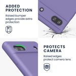 Husa Kwmobile pentru Google Pixel 6a, Silicon, Mov, 57815.222 fotografia produsului View 3 S
