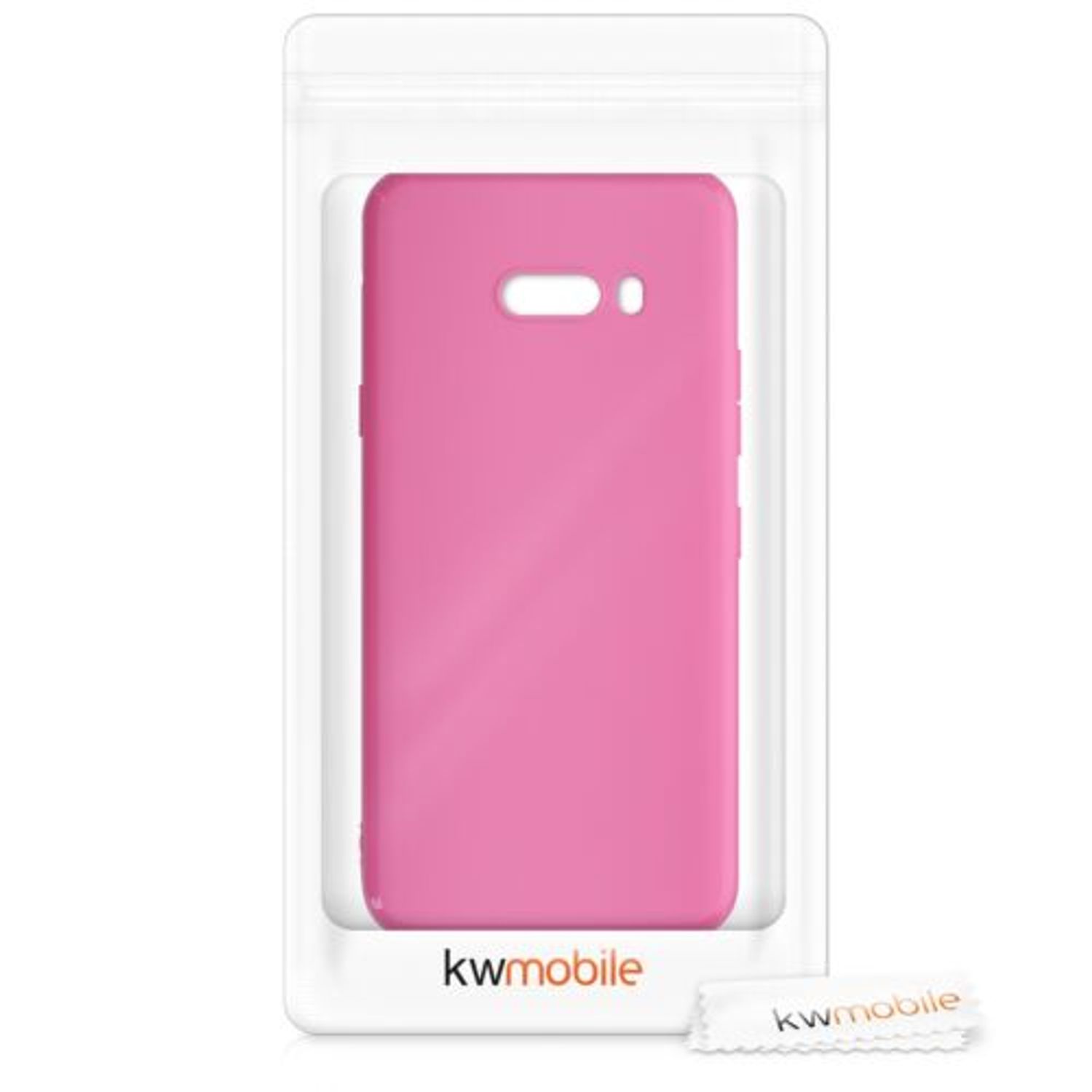 Husa pentru LG G8s ThinQ, Silicon, Roz, 50831.163 fotografia produsului View 5 L