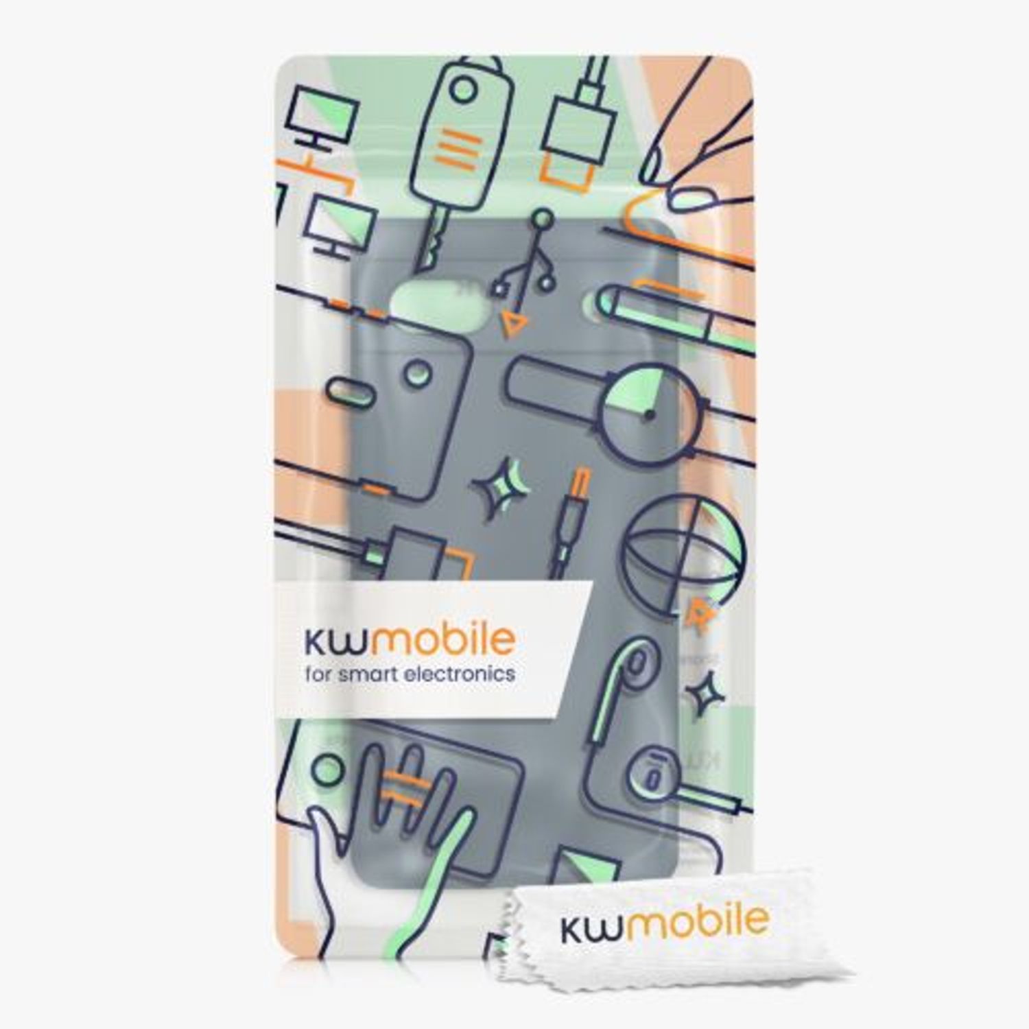 Husa Kwmobile pentru Google Pixel 6a, Silicon, Albastru, 57815.202 fotografia produsului View 6 L