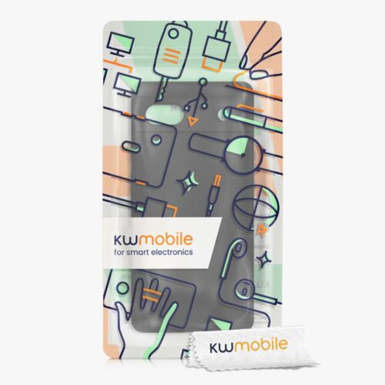 Husa Kwmobile pentru Google Pixel 6a, Silicon, Negru, 57815.01 fotografia produsului View 6 L
