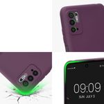 Husa Kwmobile pentru Xiaomi Redmi Note 10 5G, Silicon, Violet, 57816.187 fotografia produsului View 7 S