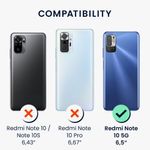 Husa Kwmobile pentru Xiaomi Redmi Note 10 5G, Silicon, Violet, 57816.187 fotografia produsului View 5 S