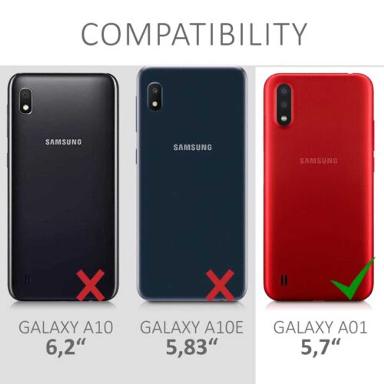 Husa pentru Samsung Galaxy A01, Silicon, Roz, 51372.52 fotografia produsului View 6 L
