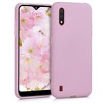 Husa pentru Samsung Galaxy A01, Silicon, Roz, 51372.52 fotografia produsului