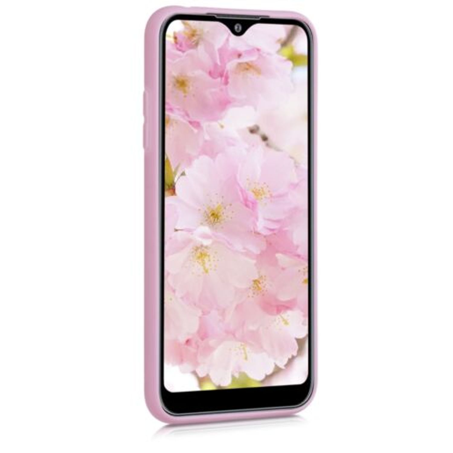Husa pentru Samsung Galaxy A01, Silicon, Roz, 51372.52 fotografia produsului View 3 L