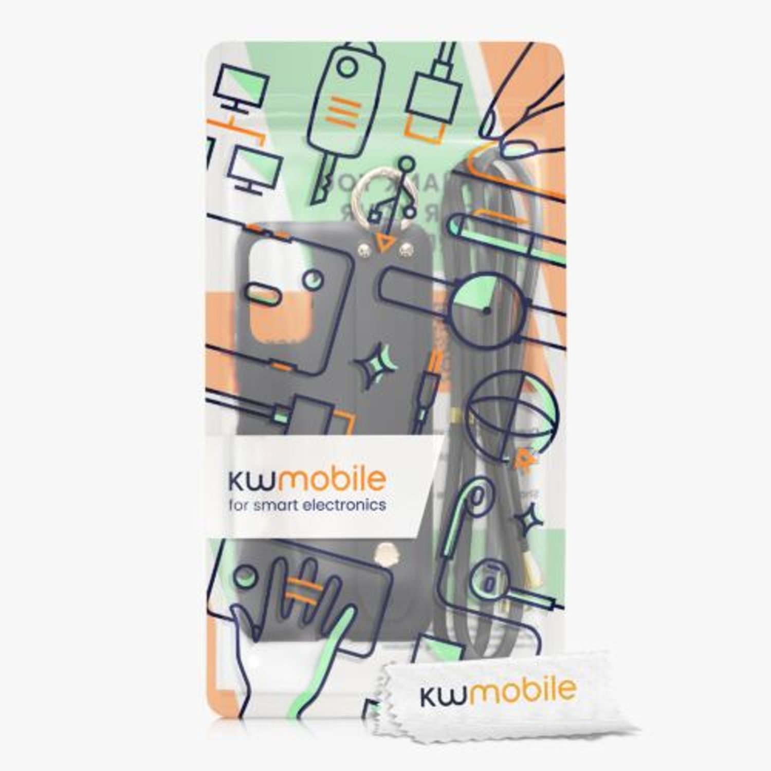 Husa Kwmobile pentru Xiaomi Redmi Note 10 5G, Silicon, Negru, 57820.01 fotografia produsului View 7 L