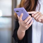 Husa Kwmobile pentru Google Pixel 6a, Silicon, Mov, 57815.108 fotografia produsului View 8 S