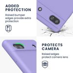 Husa Kwmobile pentru Google Pixel 6a, Silicon, Mov, 57815.108 fotografia produsului View 3 S