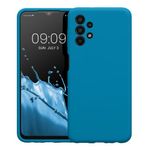 Husa Kwmobile pentru Samsung Galaxy A13, Silicon, Albastru, 57832.224 fotografia produsului