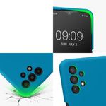 Husa Kwmobile pentru Samsung Galaxy A13, Silicon, Albastru, 57832.224 fotografia produsului View 7 S