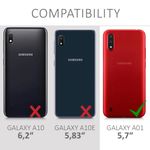 Husa pentru Samsung Galaxy A01, Silicon, Albastru, 51372.58 fotografia produsului View 6 S