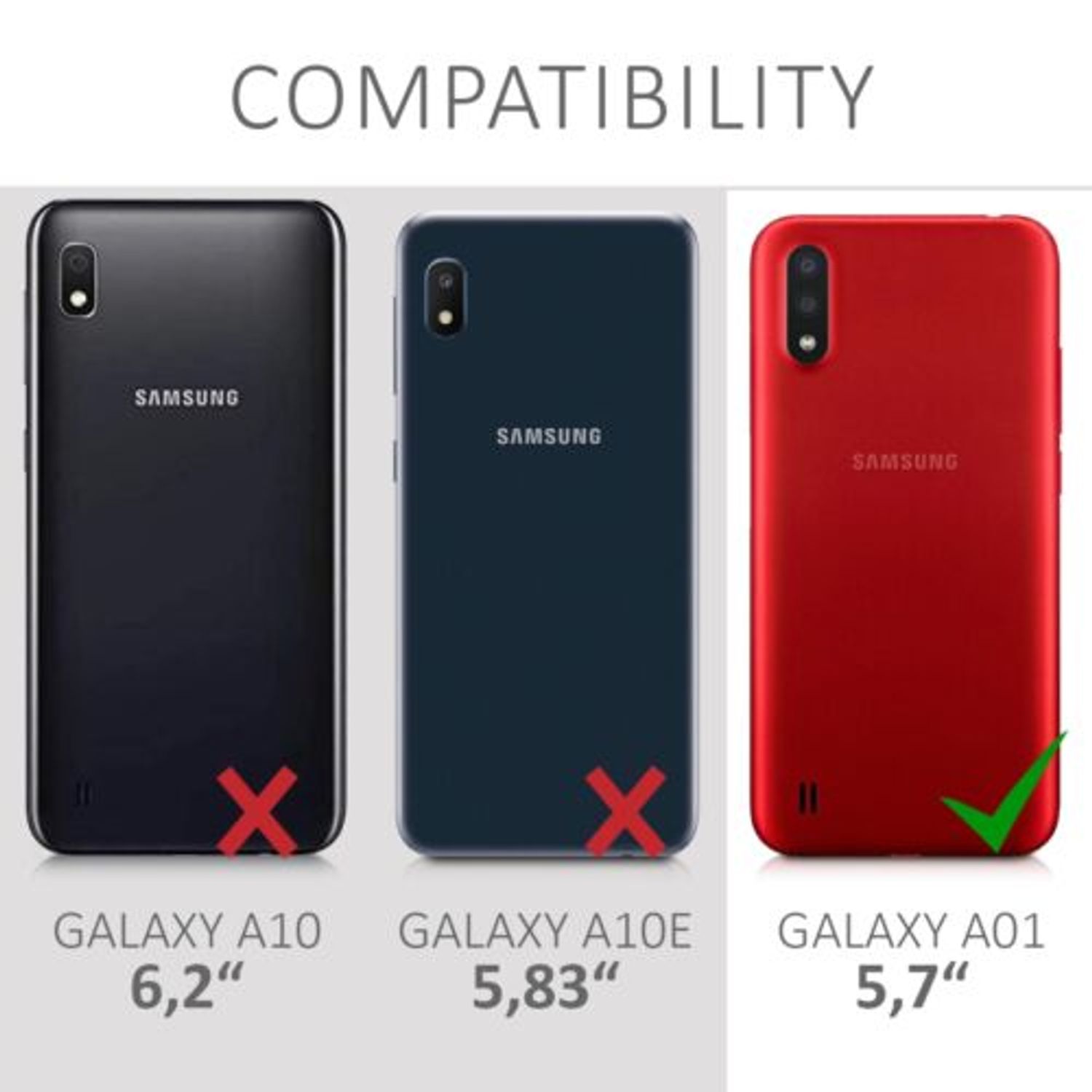 Husa pentru Samsung Galaxy A01, Silicon, Albastru, 51372.58 fotografia produsului View 6 L