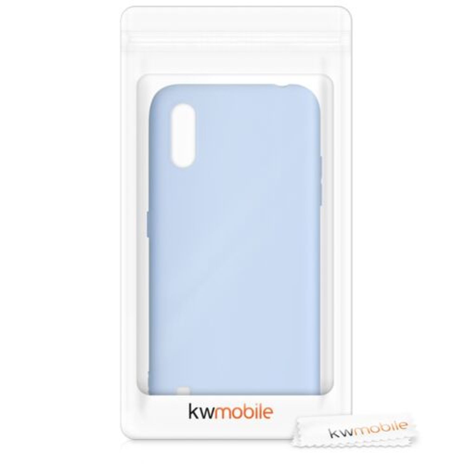 Husa pentru Samsung Galaxy A01, Silicon, Albastru, 51372.58 fotografia produsului View 7 L