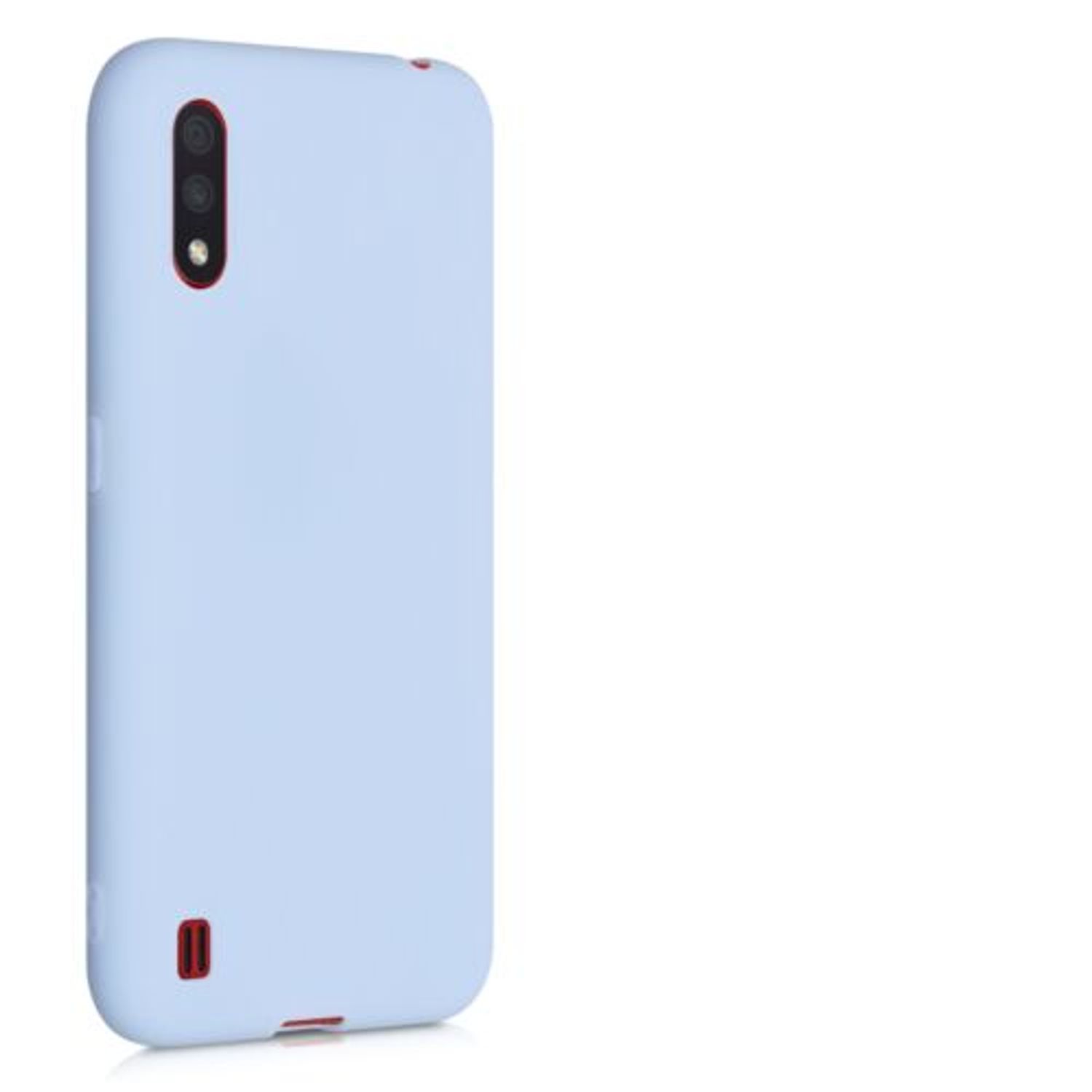 Husa pentru Samsung Galaxy A01, Silicon, Albastru, 51372.58 fotografia produsului View 8 L