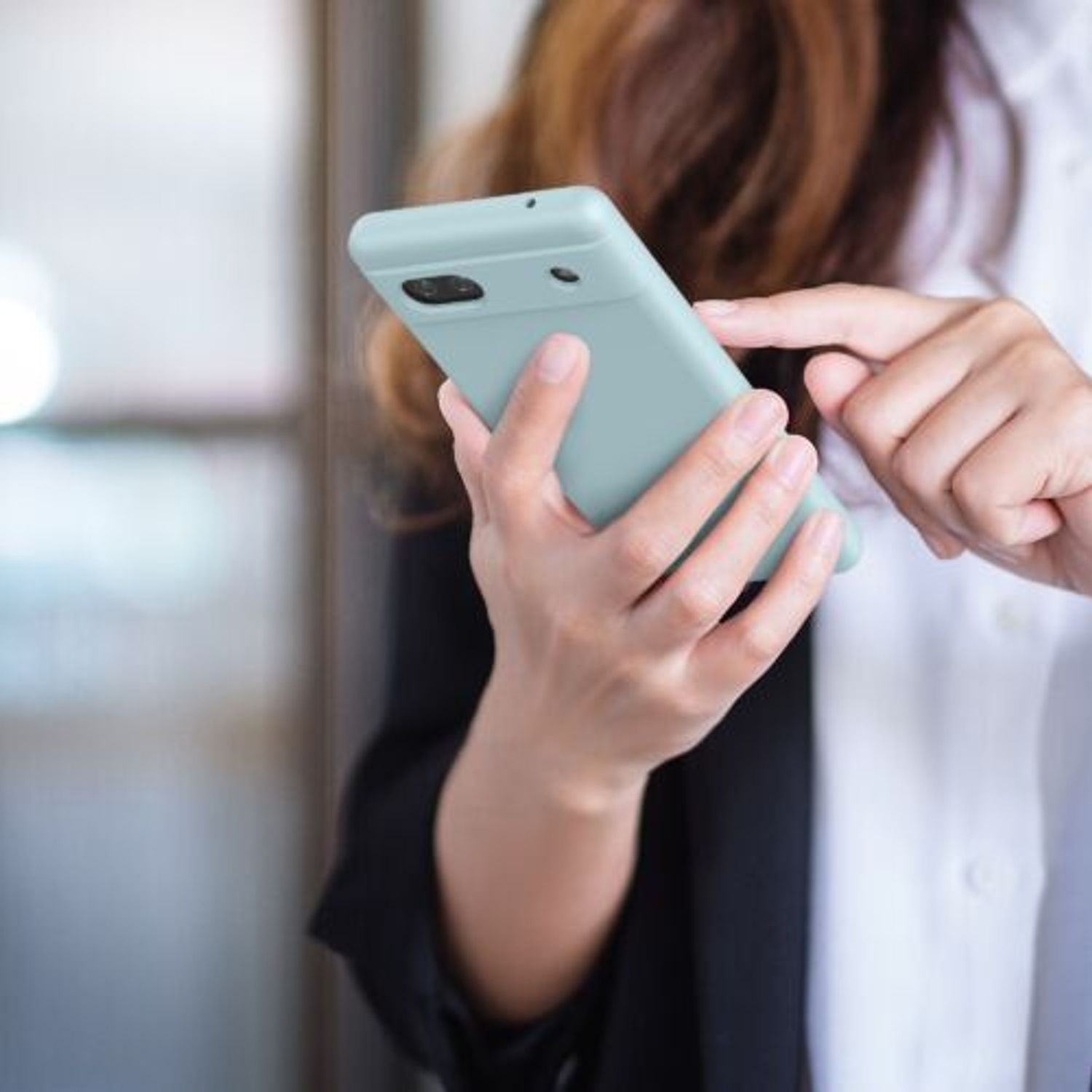 Husa Kwmobile pentru Google Pixel 6a, Silicon, Verde, 57815.200 fotografia produsului View 4 L