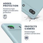 Husa Kwmobile pentru Google Pixel 6a, Silicon, Verde, 57815.200 fotografia produsului View 6 S