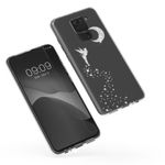 Husa Kwmobile pentru Xiaomi Redmi Note 9, Silicon, Transparent/Argintiu, 57084.04 fotografia produsului