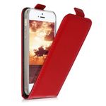 Husa pentru Apple iPhone 5/iPhone 5s/iPhone SE, Piele ecologica, Rosu, 17251.09 fotografia produsului View 17 S
