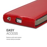 Husa pentru Apple iPhone 5/iPhone 5s/iPhone SE, Piele ecologica, Rosu, 17251.09 fotografia produsului View 14 S