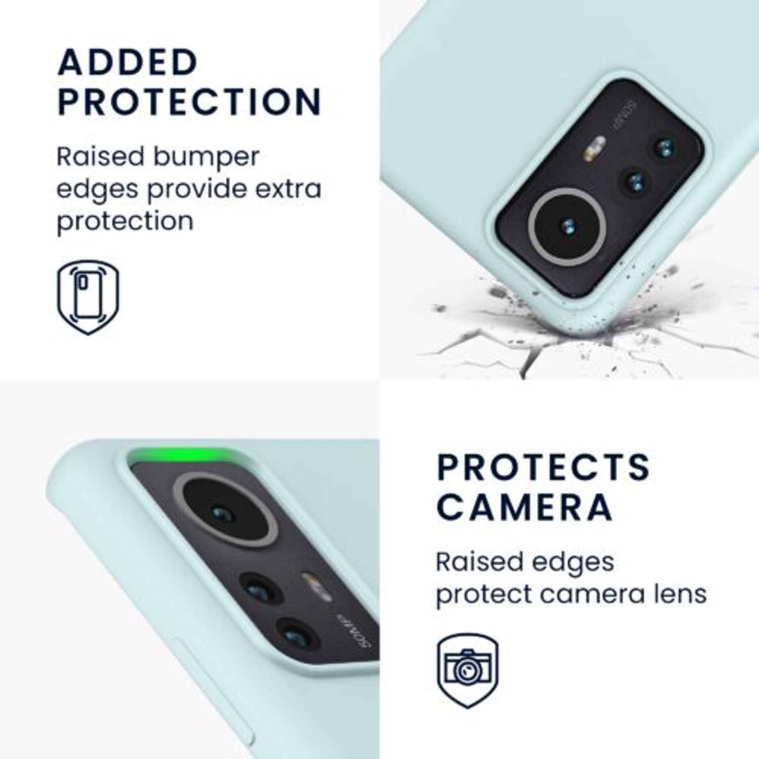 Husa Kwmobile pentru Xiaomi 12 Pro, Silicon, Verde, 57937.200 fotografia produsului View 10 L
