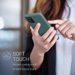 Husa pentru Samsung Galaxy A02s, Silicon, Verde, 55415.207 fotografia produsului View 4 S