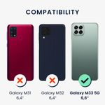 Husa Kwmobile pentru Samsung Galaxy M33 5G, Silicon, Roz, 57953.65 fotografia produsului View 3 S