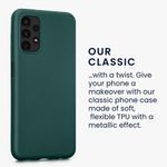 Husa Kwmobile pentru Samsung Galaxy A13, Silicon, Verde, 57956.14 fotografia produsului View 3 S