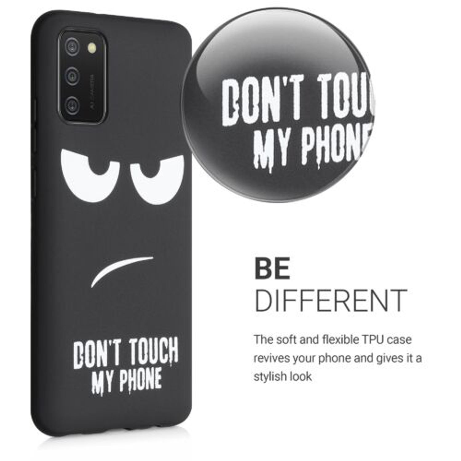 Husa pentru Samsung Galaxy A02s, Silicon, Negru, 54047.01 fotografia produsului View 6 L
