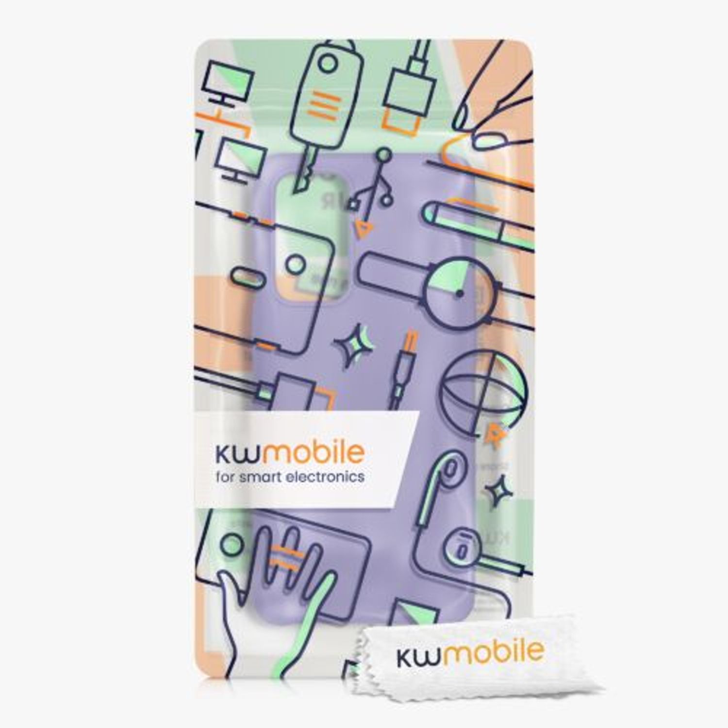 Husa Kwmobile pentru OnePlus 9, Silicon, Mov, 56040.222 fotografia produsului View 9 L