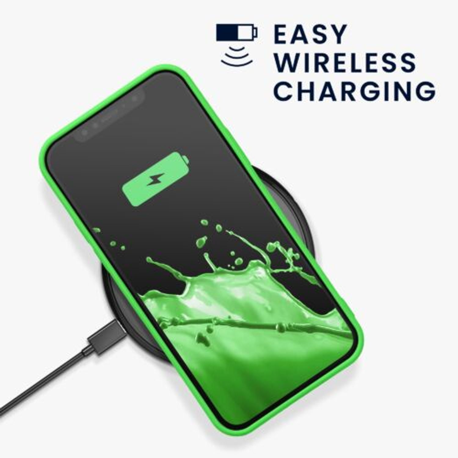 Husa Kwmobile pentru Apple iPhone 12/iPhone 12 Pro, Silicon, Verde, 53844.159 fotografia produsului View 6 L
