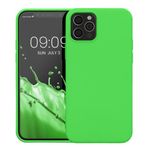 Husa Kwmobile pentru Apple iPhone 12/iPhone 12 Pro, Silicon, Verde, 53844.159 fotografia produsului