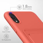 Husa Kwmobile pentru Apple iPhone XR, Silicon, Coral, 55116.76 fotografia produsului View 3 S