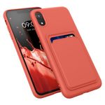 Husa Kwmobile pentru Apple iPhone XR, Silicon, Coral, 55116.76 fotografia produsului