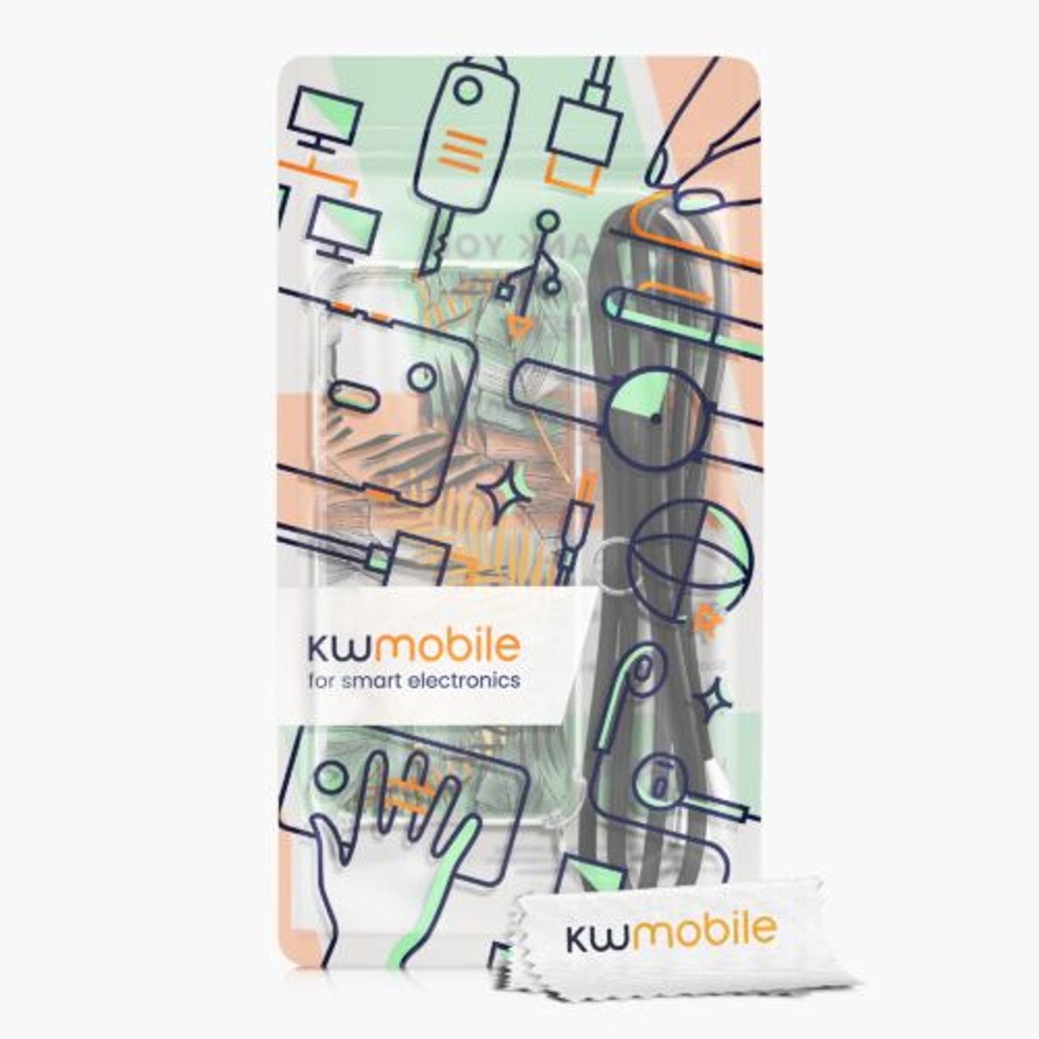 Husa Kwmobile pentru Xiaomi Redmi Note 11/Redmi Note 11s, Silicon, Multicolor, 58196.02 fotografia produsului View 7 L