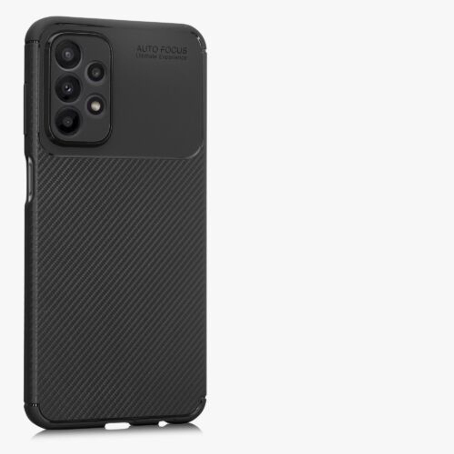 Husa Kwmobile pentru Samsung Galaxy A23, Silicon, Negru, 58242.02 fotografia produsului View 7 L