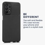 Husa Kwmobile pentru Samsung Galaxy A23, Silicon, Negru, 58242.02 fotografia produsului View 4 S