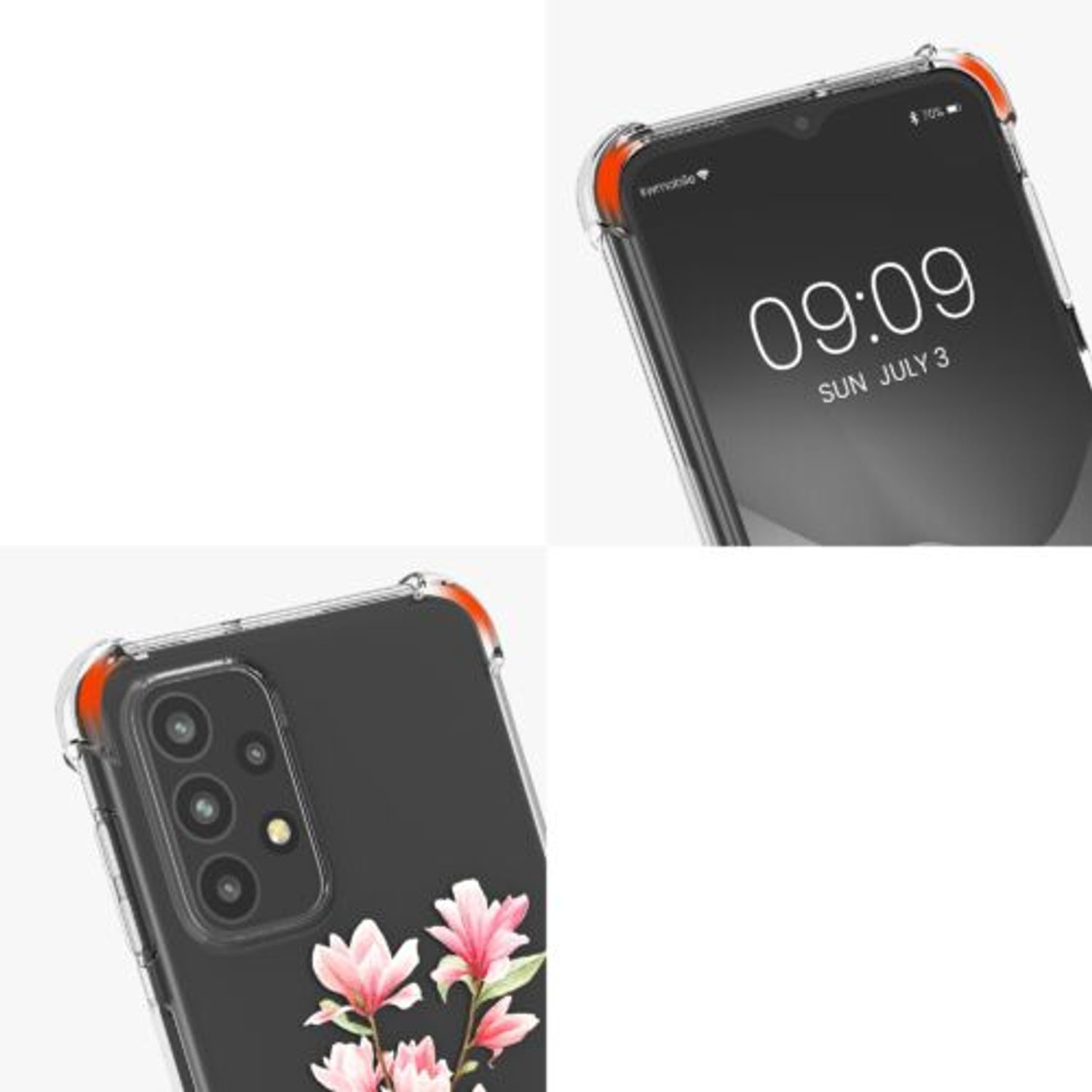 Husa Kwmobile pentru Samsung Galaxy A23, Silicon, Multicolor, 58231.02 fotografia produsului View 8 L